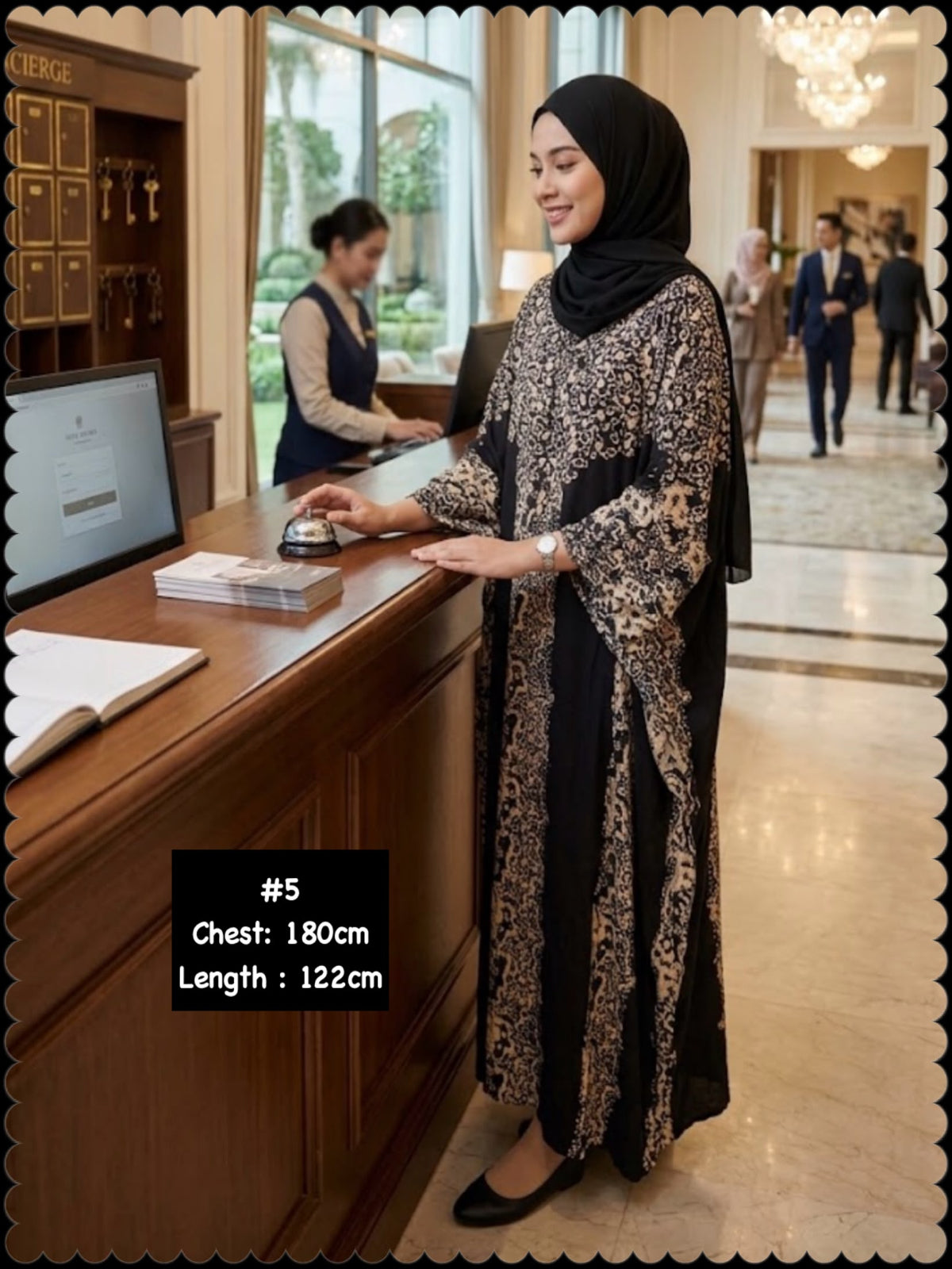 Kaftan Batik Dress (KFN_1026/001) (🔥 2 sets for $26/-)