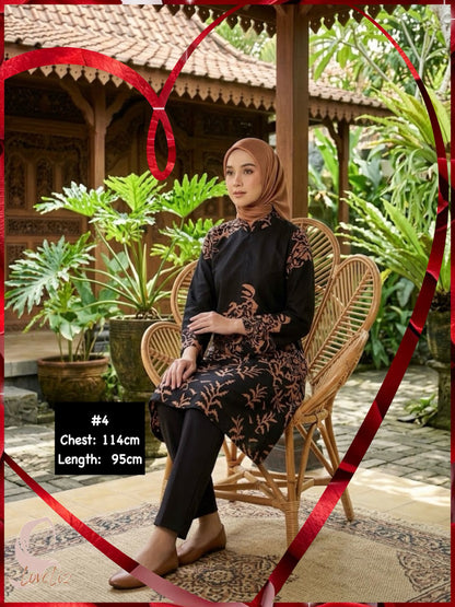 Assorted Batik Tunic Dresses (BADR(T)_1026/001) (#PE)