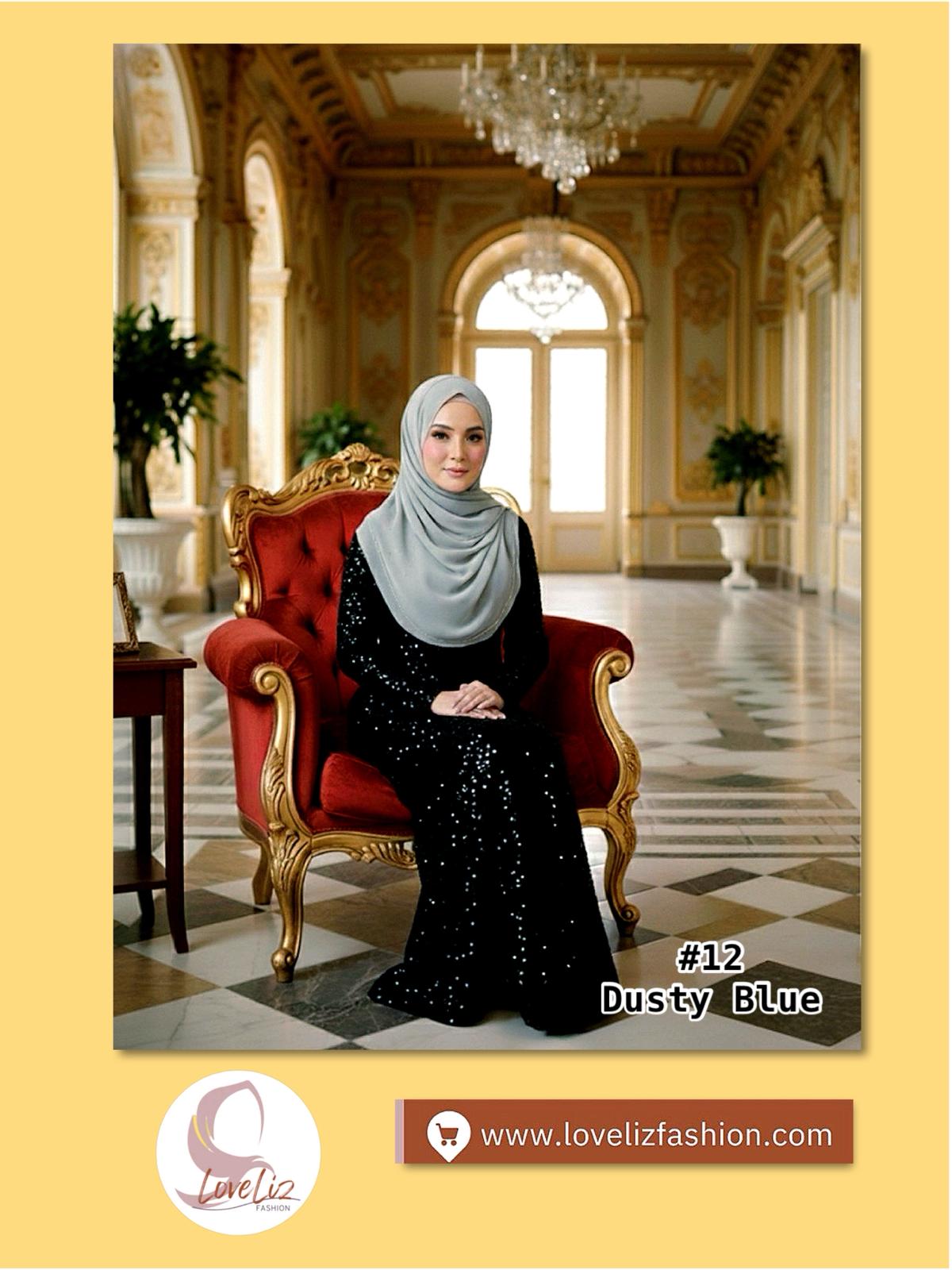 Shawl Chiffon Beads Diamond (SHWL- 1064) (#ZSKN7)