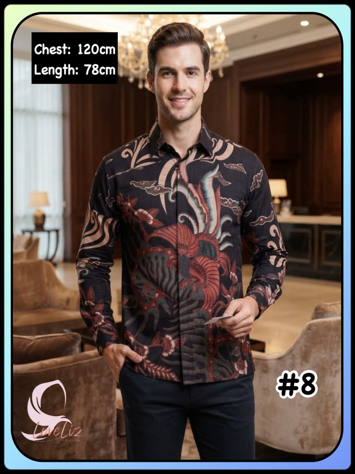 Batik Long Sleeves Shirts - (BTLS_1026/005) (#ANI)