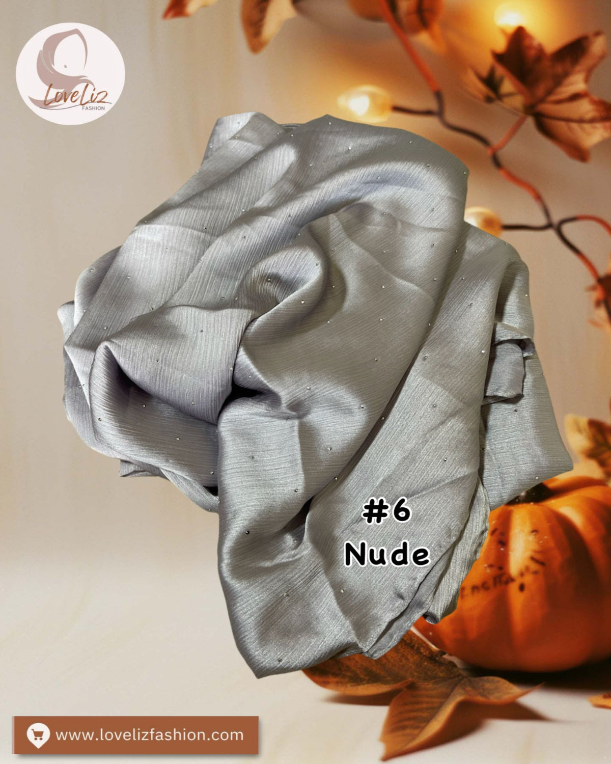 Shawl Satin Muna Diamonds (SHWL- 1065) (#ZSKN7)