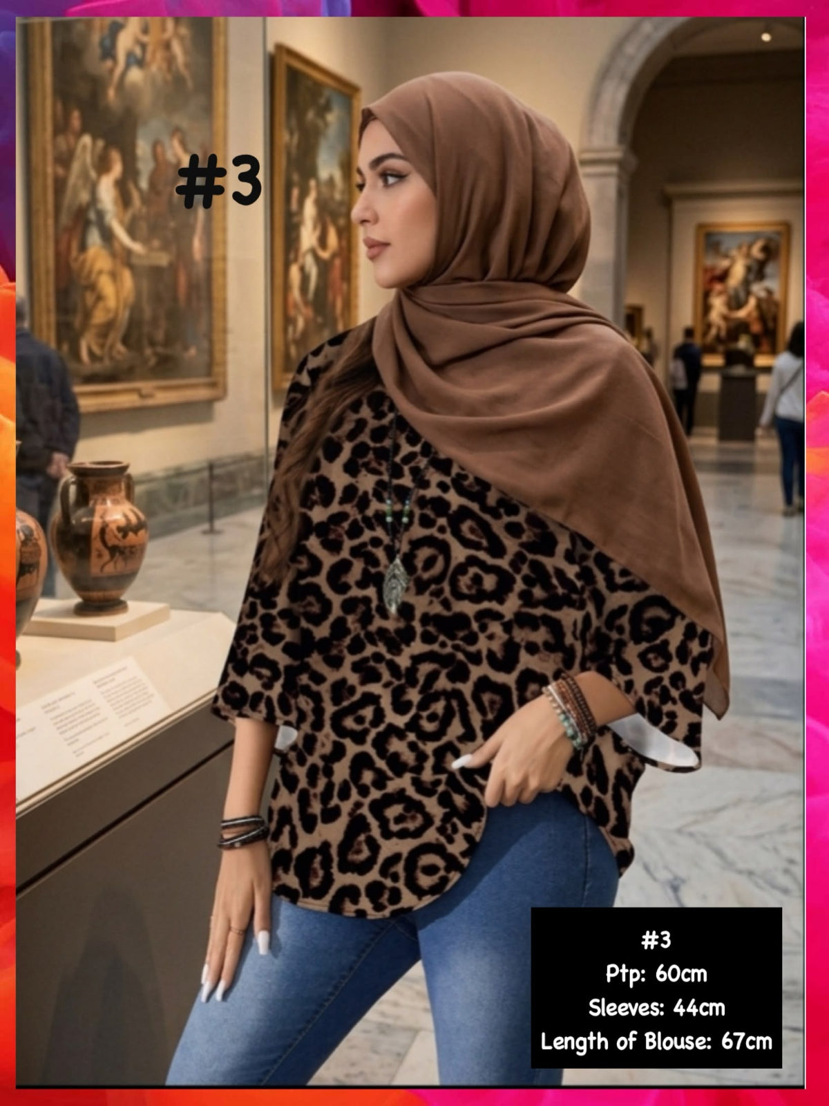 Moden Round Neck Blouse (BLS_0626/001(SH))