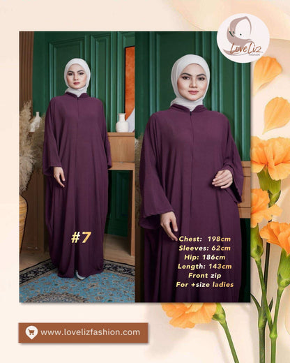 Long Dress Plain Turtleneck (LODR- 1016) (#206KNGFF)