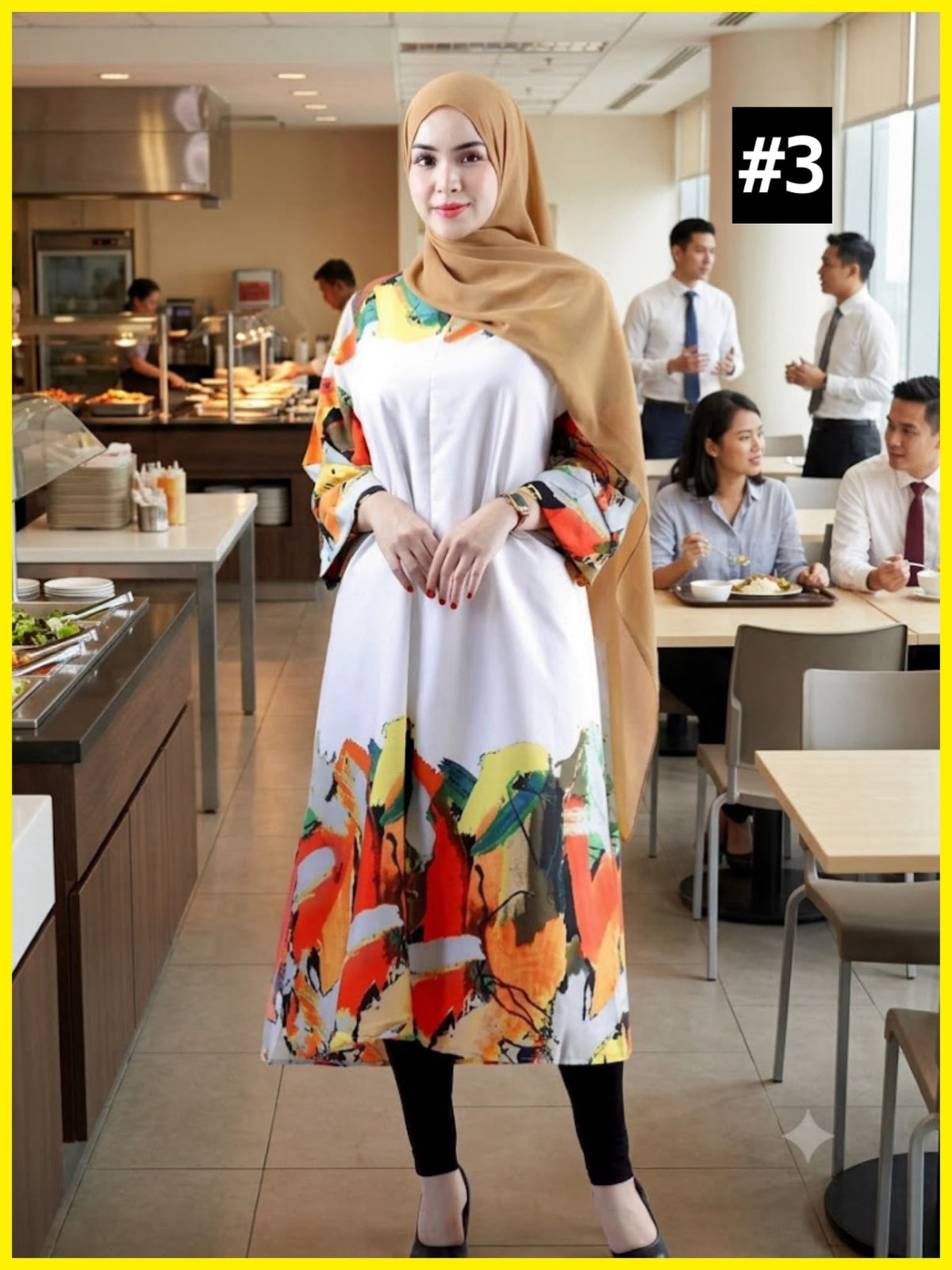Exclusive Abstract Printed Dress (BLS_0726/002) (#230.KA)