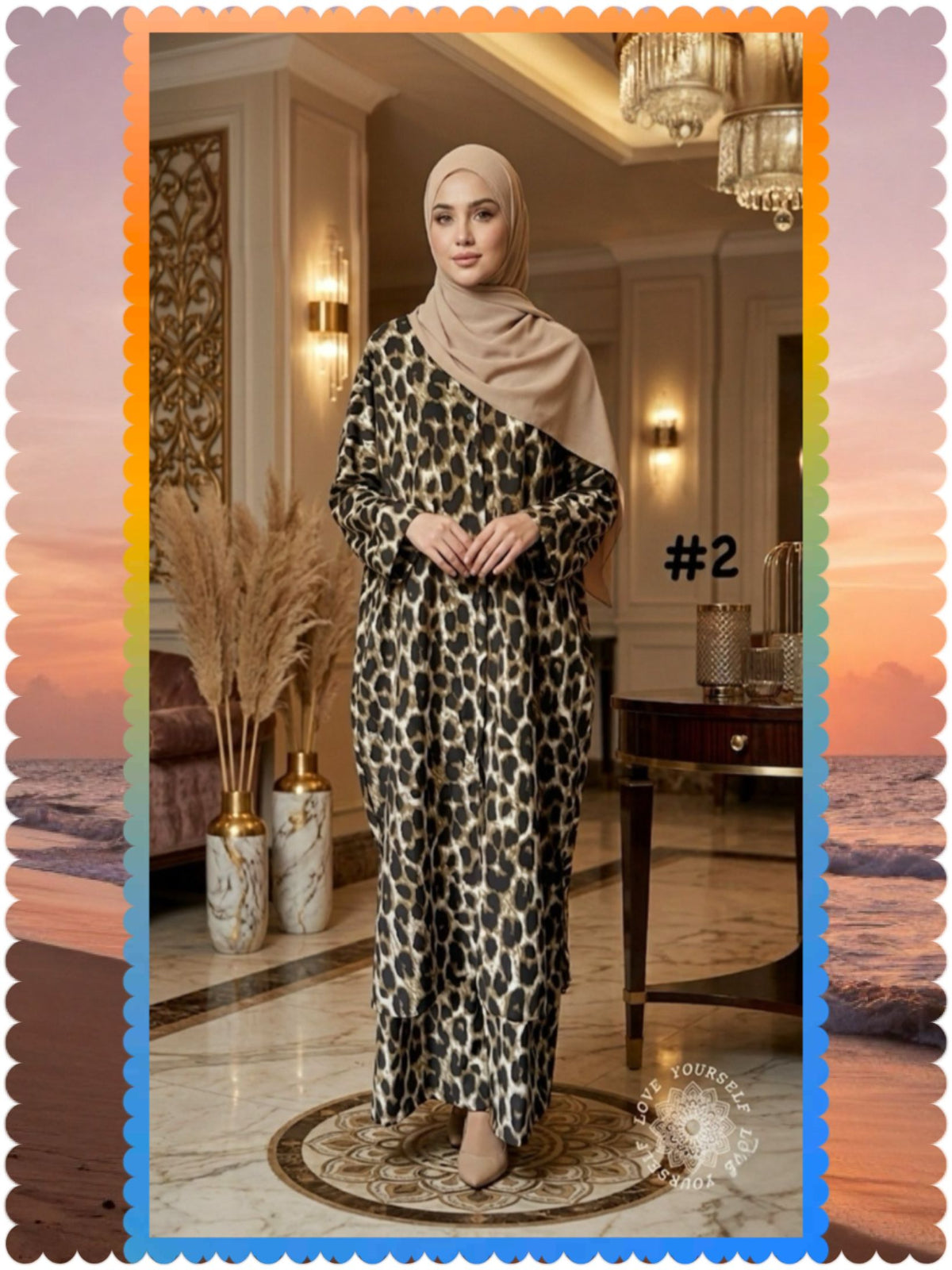 Pants Suits Tiger/ Floral Vietnamese Printed (PANTS_0526/021) (#D72KNG)