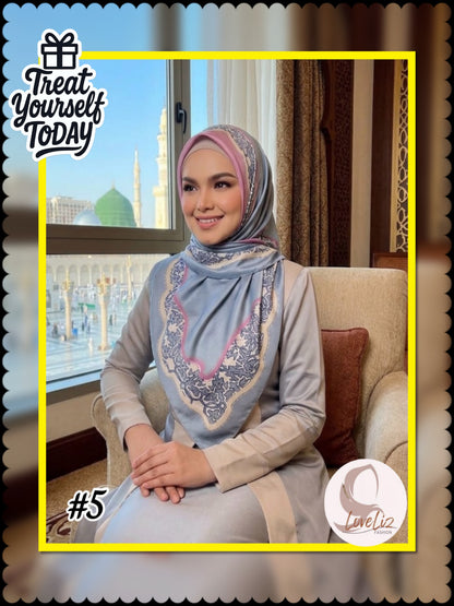 Bawal Siti Nurhaliza Signature (BWL_1026/024) (🦋 3 pcs for $30/-🦋 🔥 5 pcs for$40/-🔥)