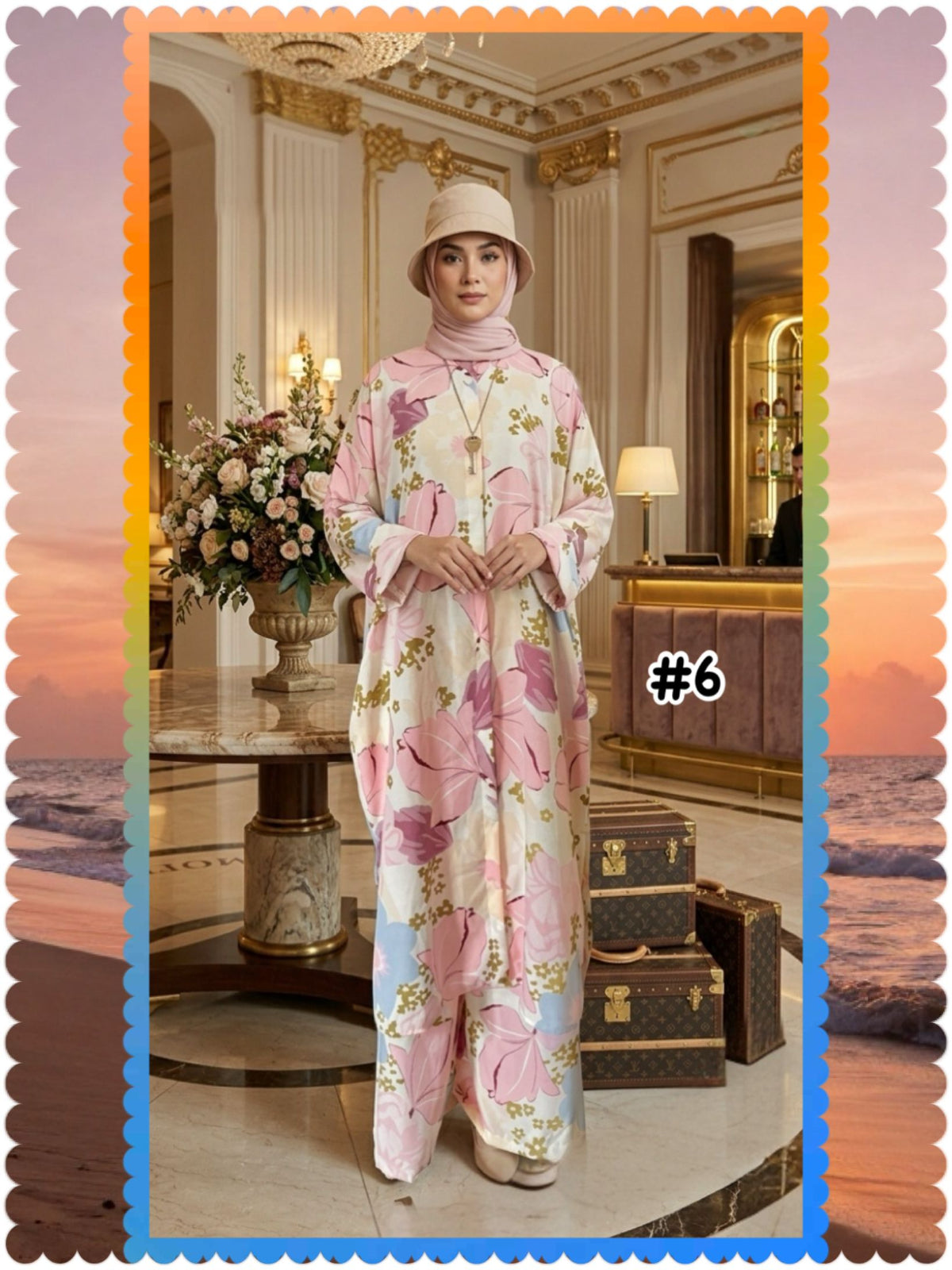 Pants Suits Tiger/ Floral Vietnamese Printed (PANTS_0526/021) (#D72KNG)