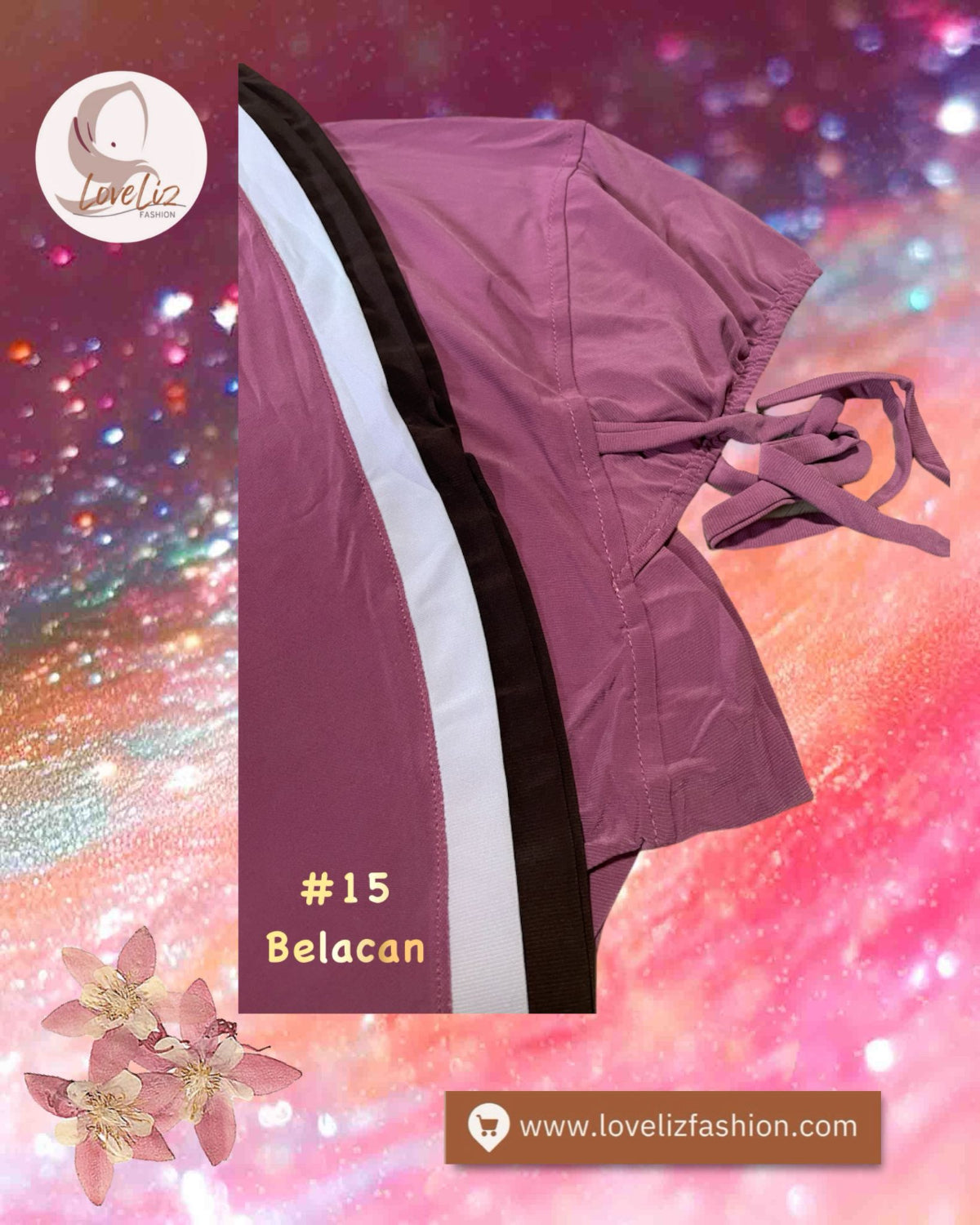 Telekung Arafah Lace Jumbo (TLKG- 1001A)