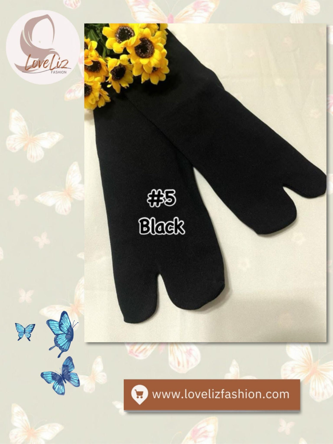 Assorted Aurat Colorful Split Toe Socks (LGSK- 1005)