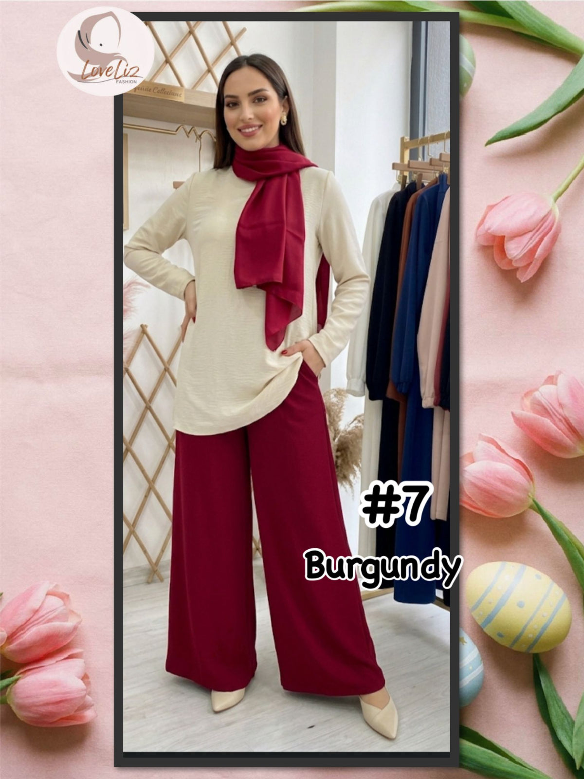 Elegant High-Waist Palazzo Pants (PLZ_0426/001) (#KNG)