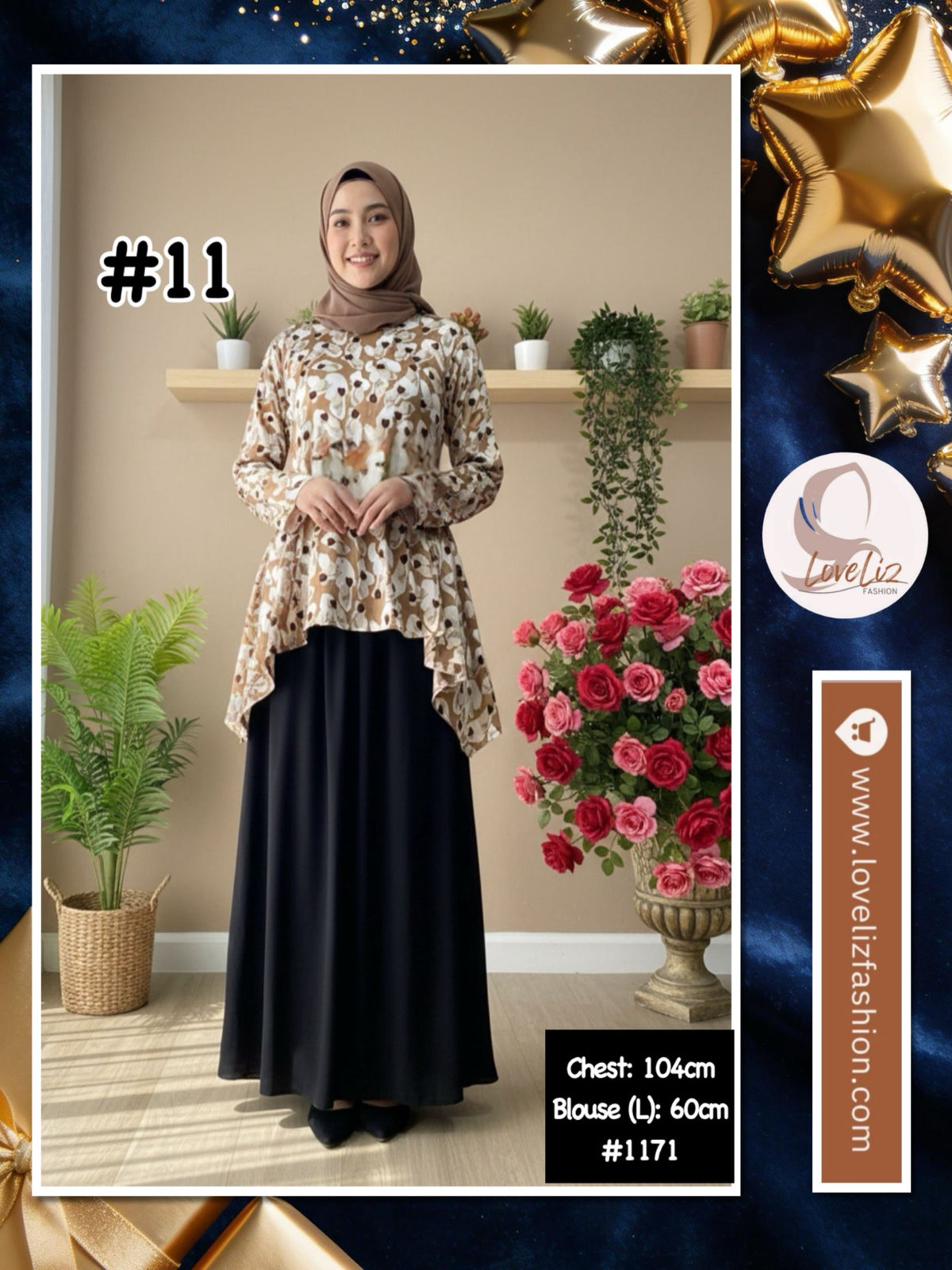 Top Modern Blouse (BLS_0126/002) (#T2243/2272/1256/1171KNW)