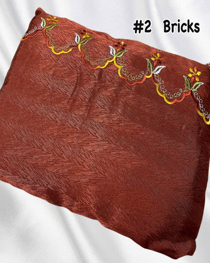 Exclusive Telekung Jacquard Satin w Rectangular Bag (TLKG- 1030) (#AT)