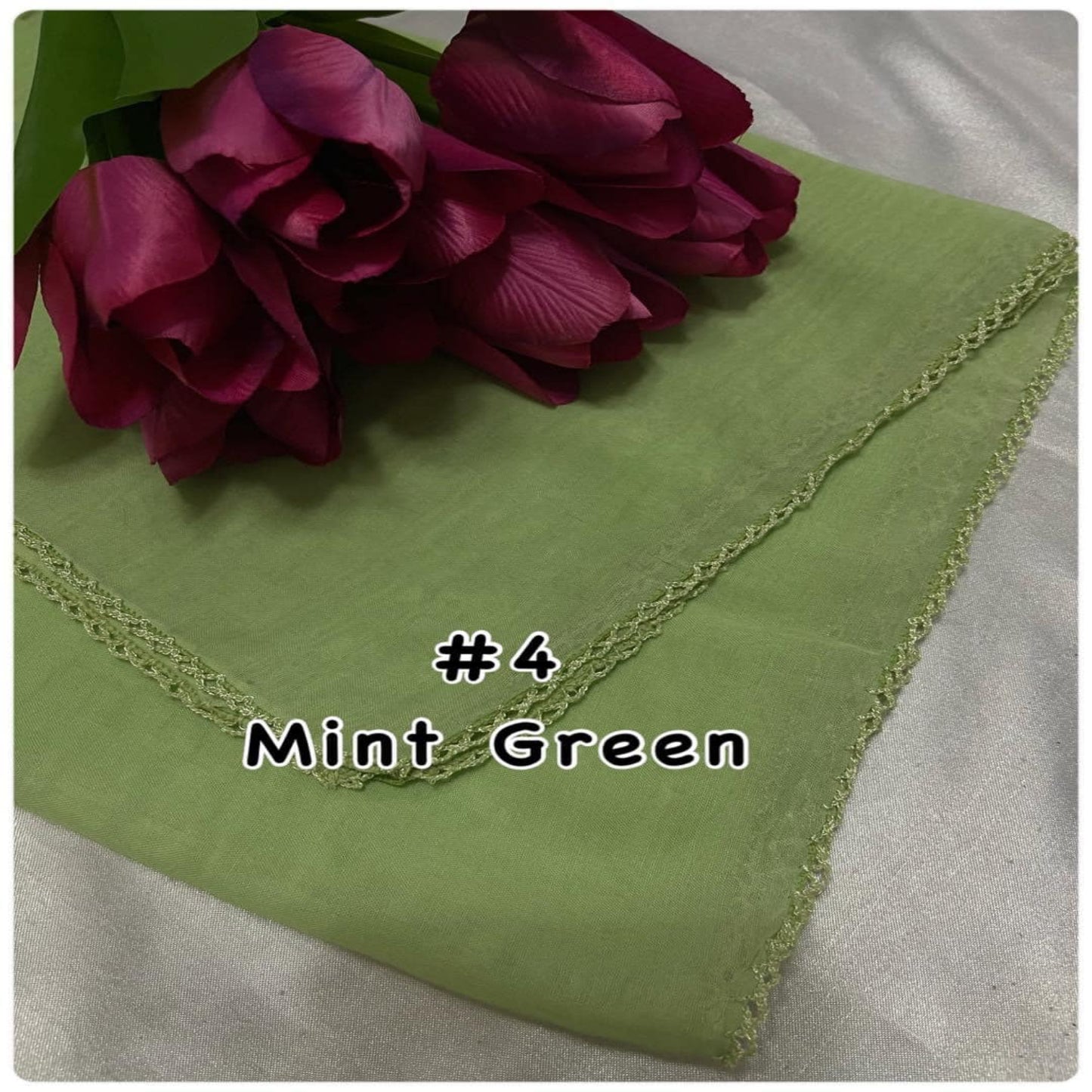 Bawal Cotton Plain Crochet - Premium Lightweight Fabric for Effortless Muslimah Style