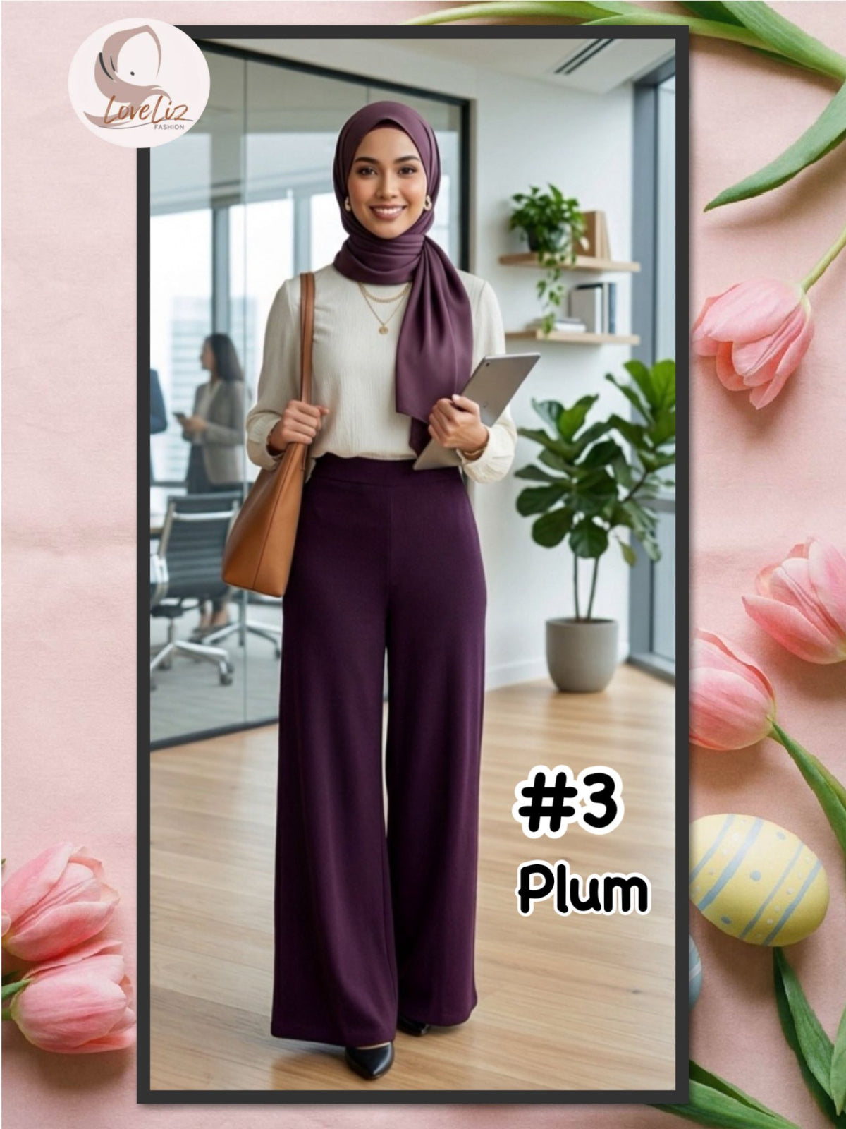Elegant High-Waist Palazzo Pants (PLZ_0426/001) (#KNG)