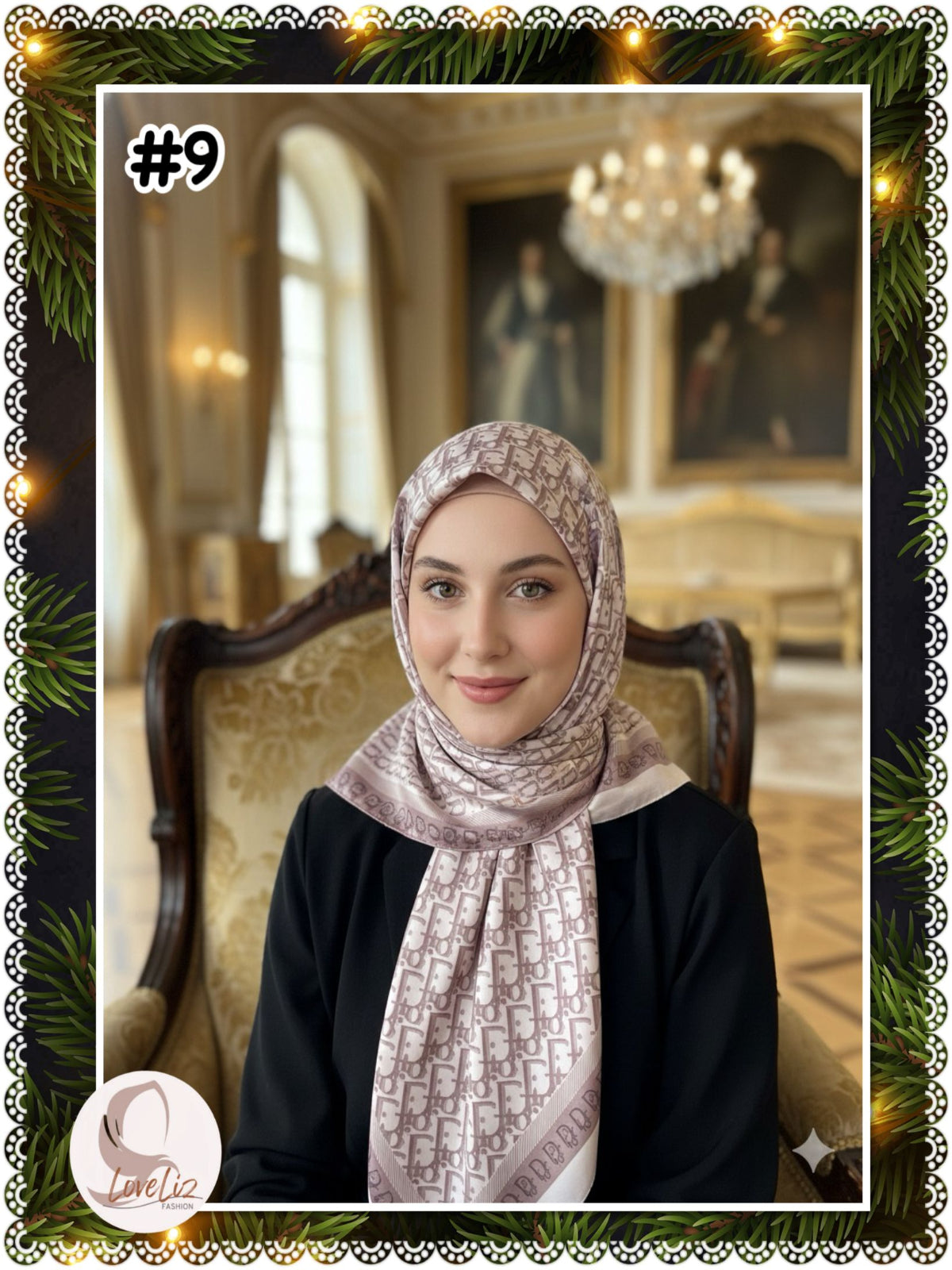 Shawl Bubble Satin (SHWL- 1058) (#MM)