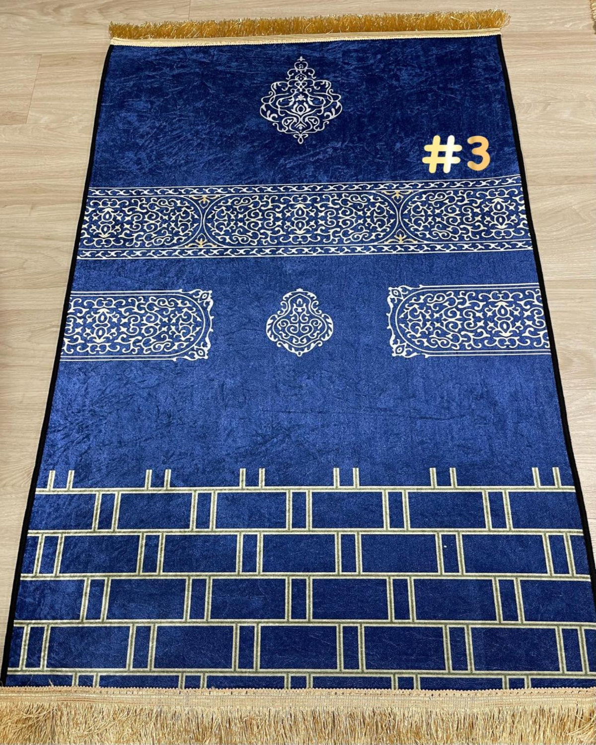 Luxurious Turkish Sejadah Praying Mat - (#ZCS) 🕋 - Embrace the Spiritual Journey