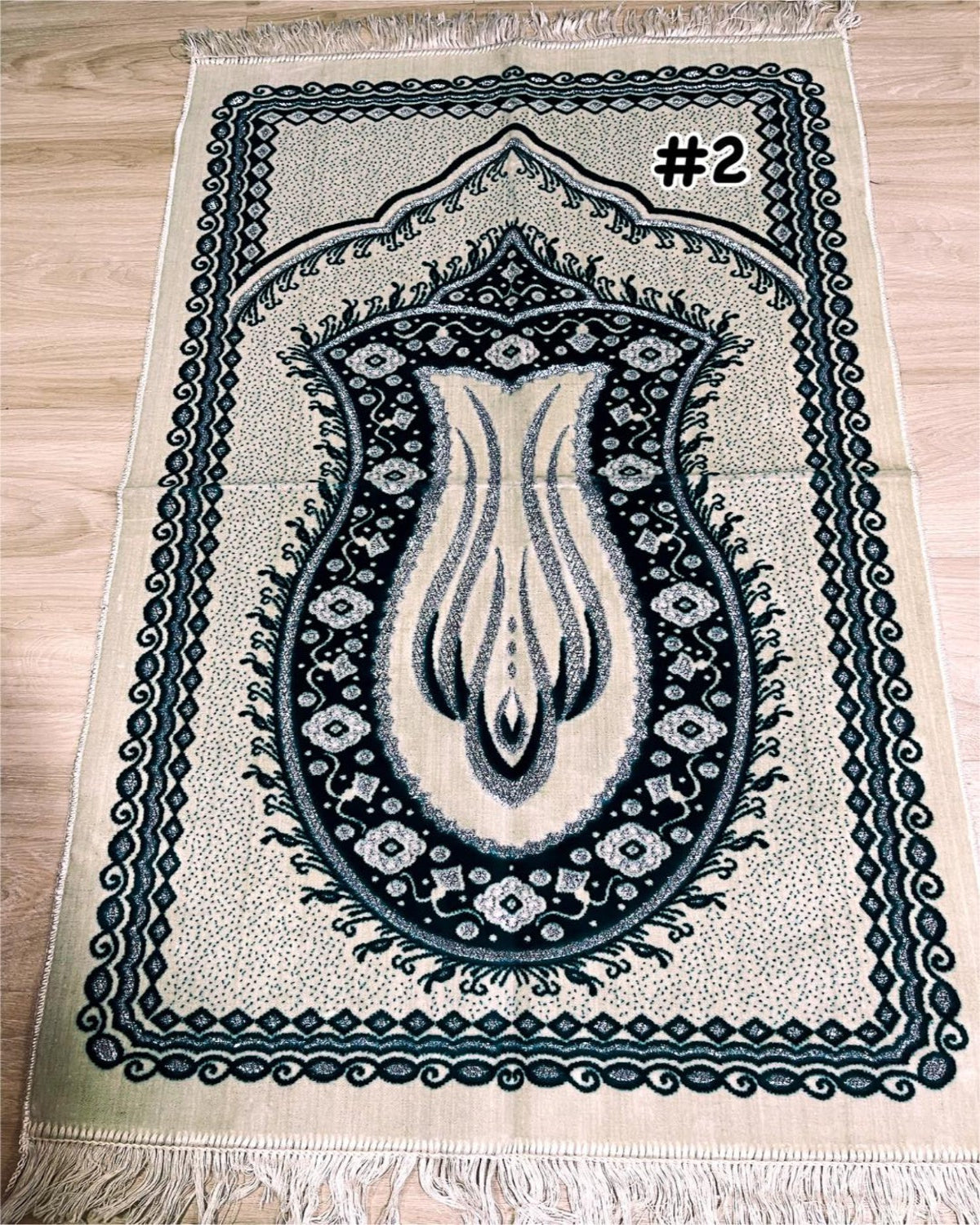 Luxurious Turkish Sejadah Praying Mat - (#ZCS) 🕋 - Embrace the Spiritual Journey