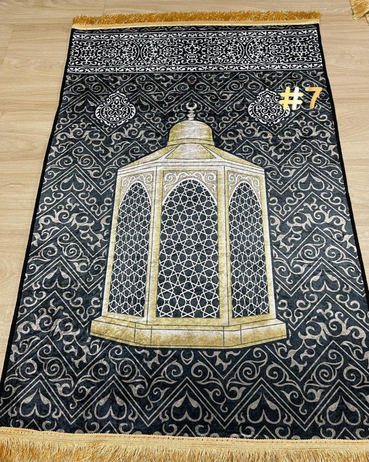 Luxurious Turkish Sejadah Praying Mat - (#ZCS) 🕋 - Embrace the Spiritual Journey