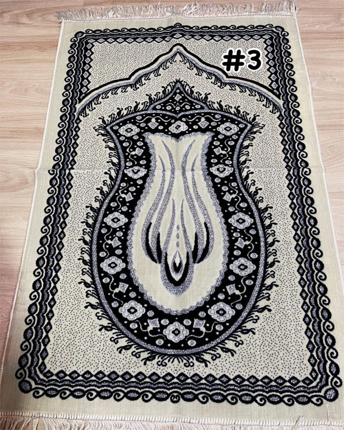 Luxurious Turkish Sejadah Praying Mat - (#ZCS) 🕋 - Embrace the Spiritual Journey