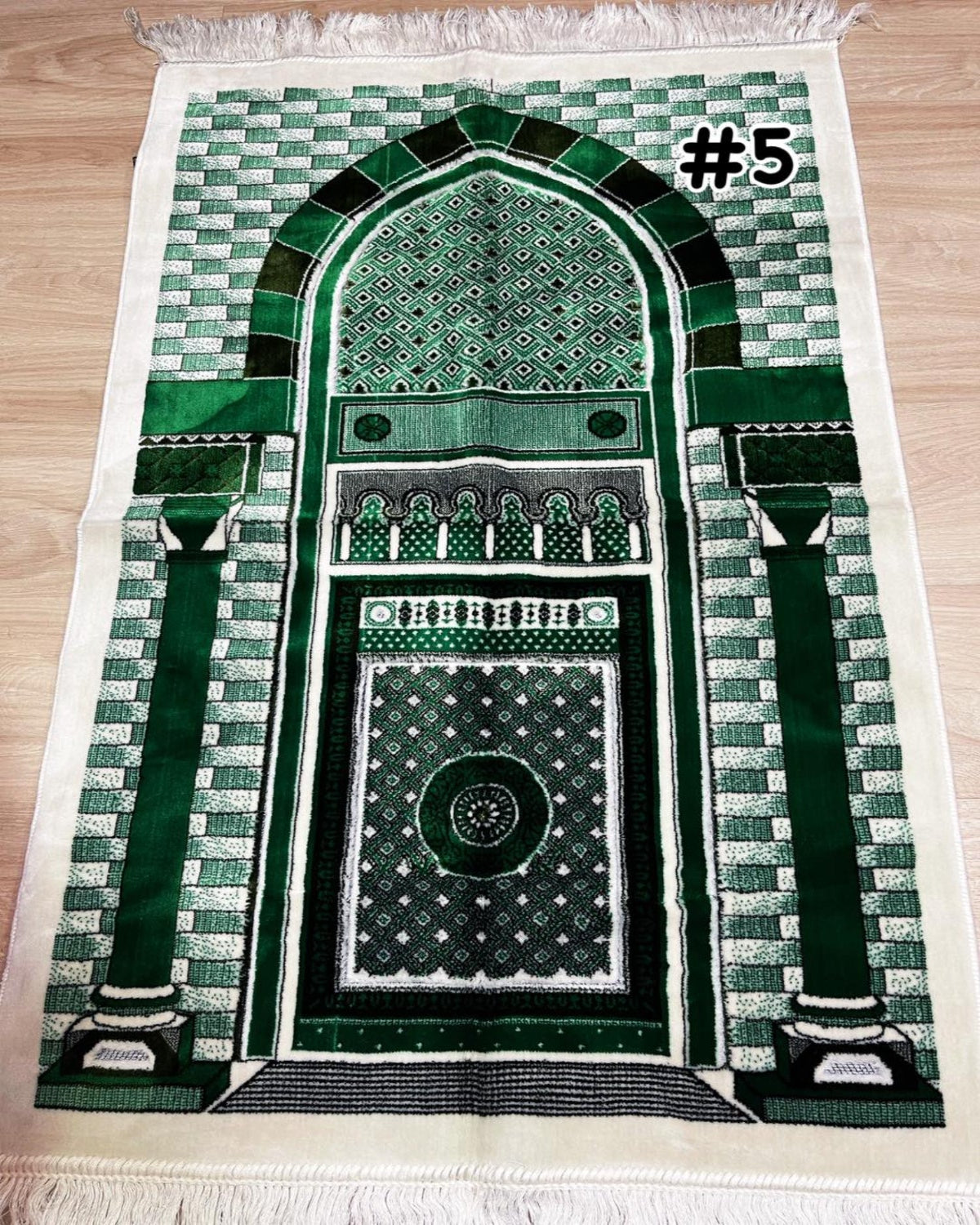 Luxurious Turkish Sejadah Praying Mat - (#ZCS) 🕋 - Embrace the Spiritual Journey