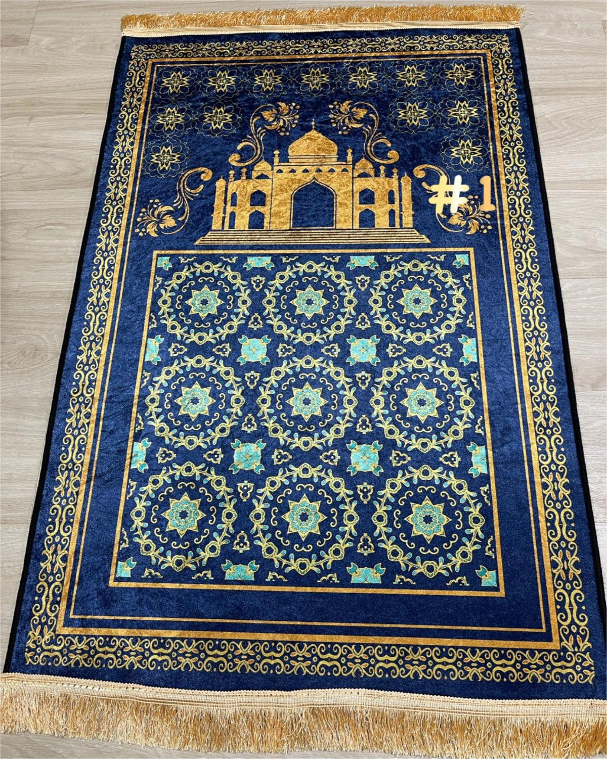 Luxurious Turkish Sejadah Praying Mat - (#ZCS) 🕋 - Embrace the Spiritual Journey