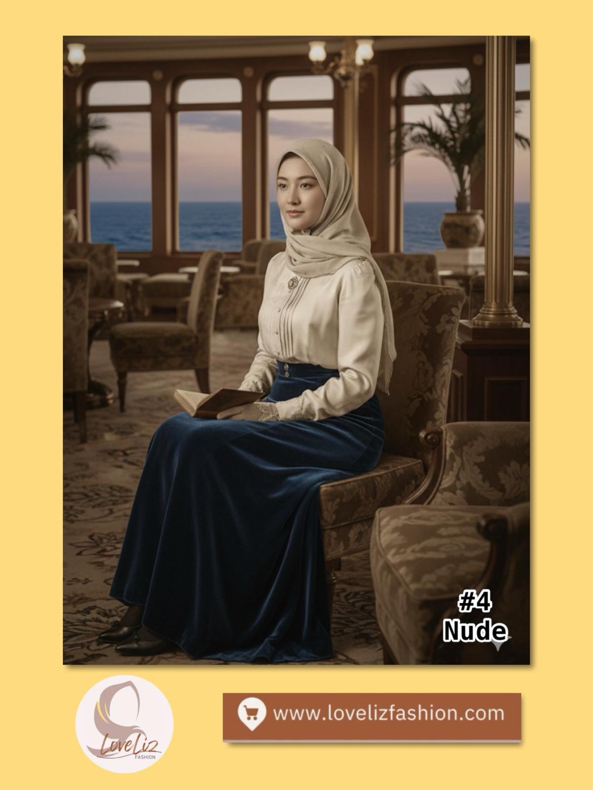 Shawl Chiffon Beads Diamond (SHWL- 1064) (#ZSKN7)