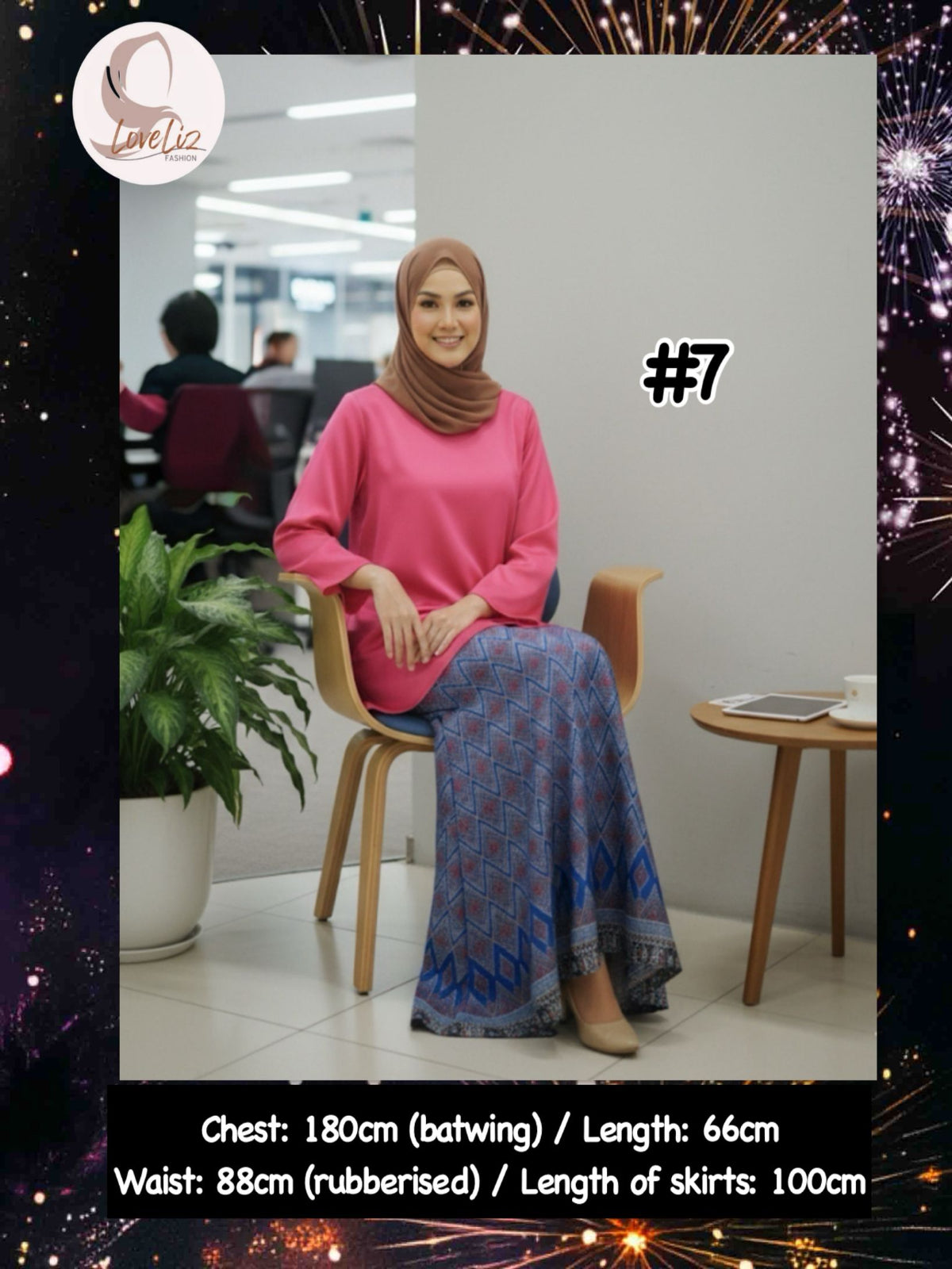 Modest Blouse and Sarung Set (SKT_0126/001)