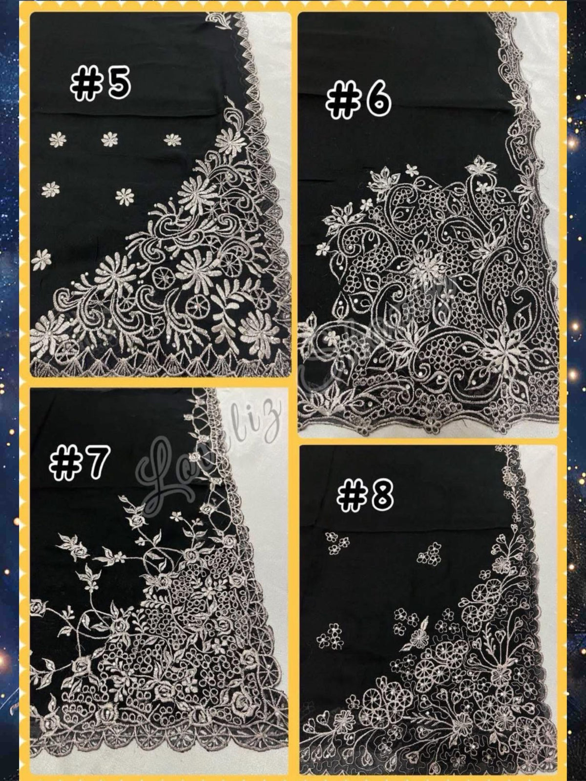 Premium Cotton Bawal with Sulaman Embroidery & Diamante (BWL_0226/030)