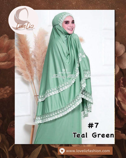Double Lace Telekung (TLKG- 1004) (#ZC)