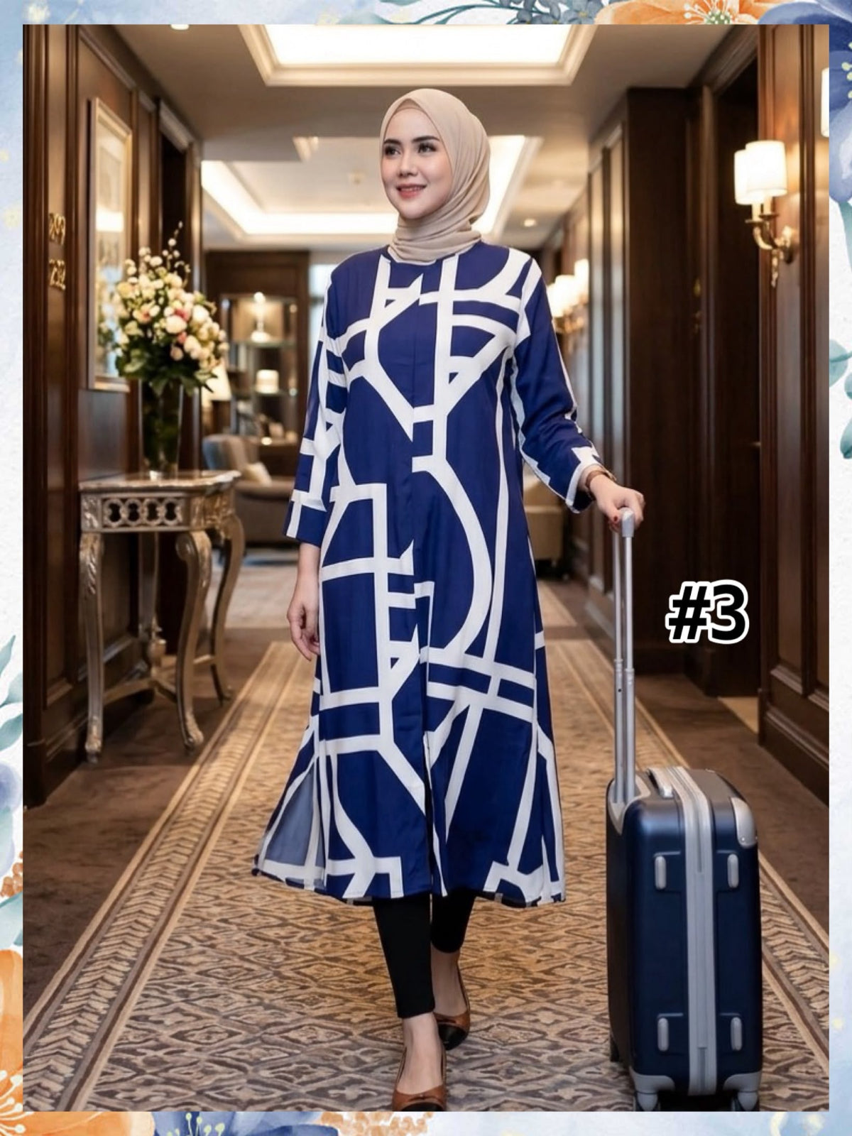 Modern Round Neck Dress (BLS_0526/010) (#235KA)