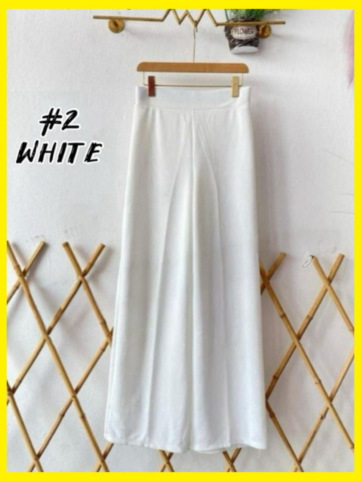 Elegant High- Waist Palazzo Pants (PLZO- 1001) (#KNG) – Ultimate Comfort and Style