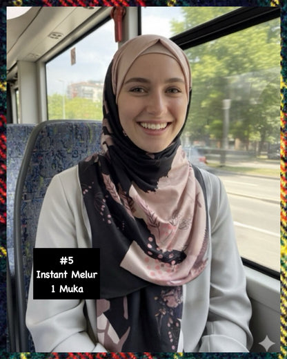 Assorted Instant Hijabs (INST/CSL_1026/003 (M)) (🔥3 pcs for $10/-🔥)