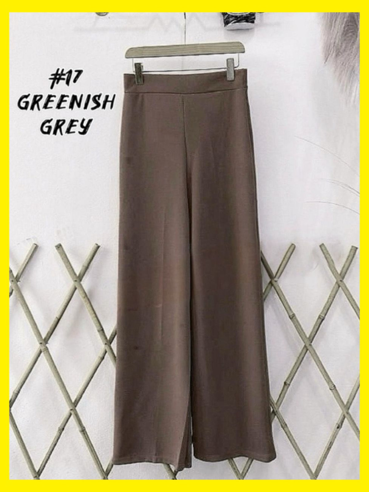 Elegant High- Waist Palazzo Pants (PLZO- 1001) (#KNG) – Ultimate Comfort and Style