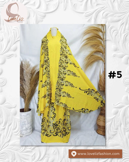 Telekung Tulip & Assorted Designs (TLKG- 1021)