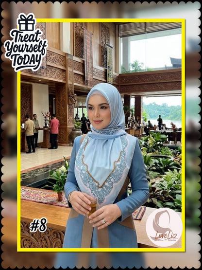Bawal Siti Nurhaliza Signature (BWL_1026/024) (🦋 3 pcs for $30/-🦋 🔥 5 pcs for$40/-🔥)