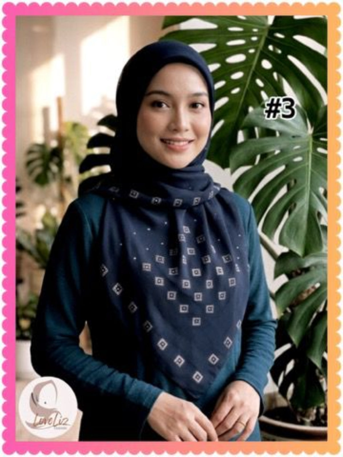 Bawal Cotton Batu Permata Hati Diamante (BWL_0426/004) (#MKNW)