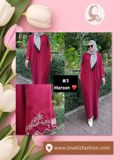 Long Dress Hand Embroidery (LDR_0326/011) (#P94KNG)