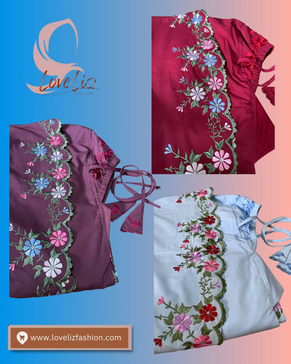 Exclusive Telekung Cotton Nadia (TLKG-1029) (#AT)