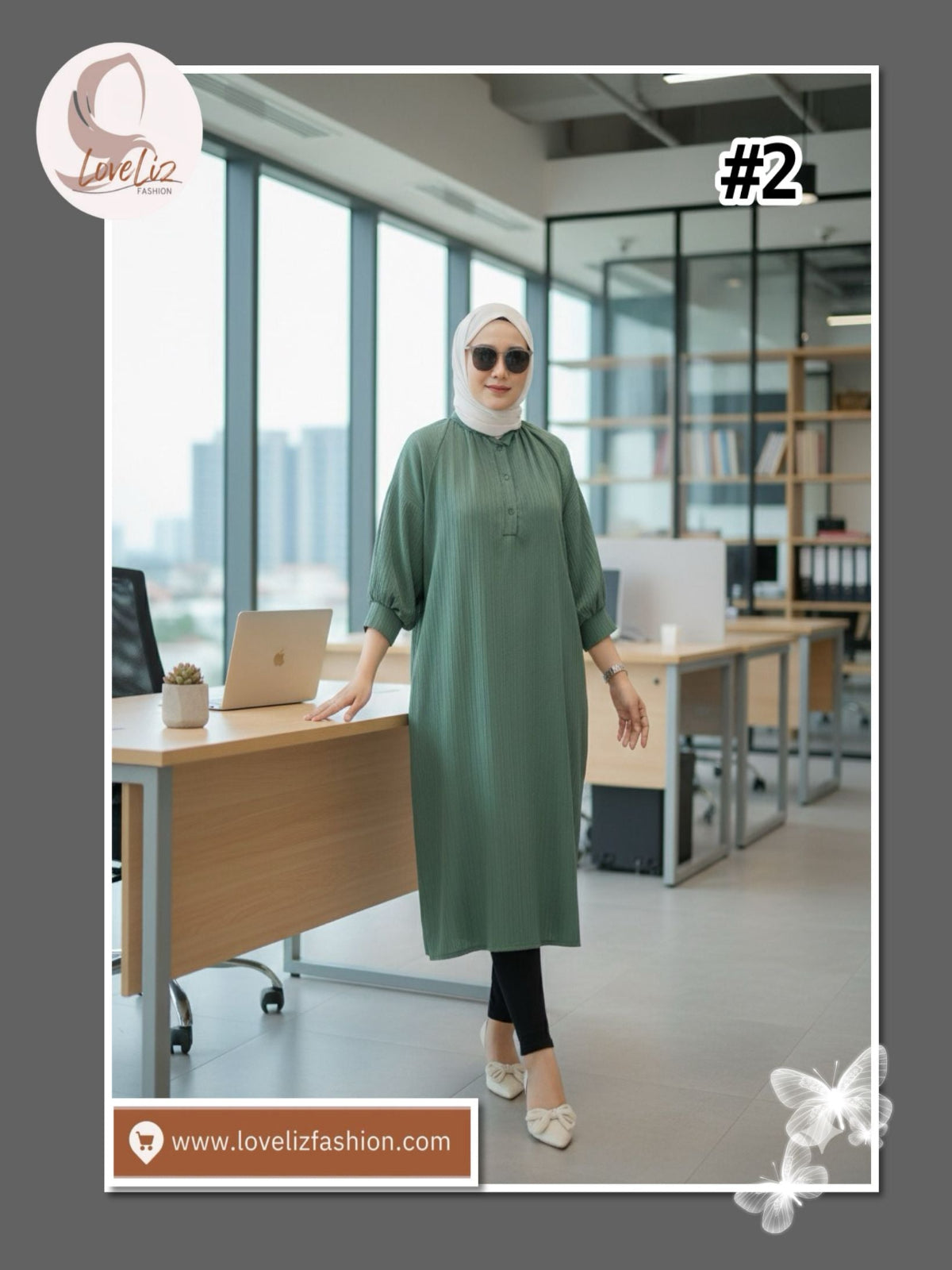 TOP Plain Blouse (BLSE-1023) (#KNGP13)