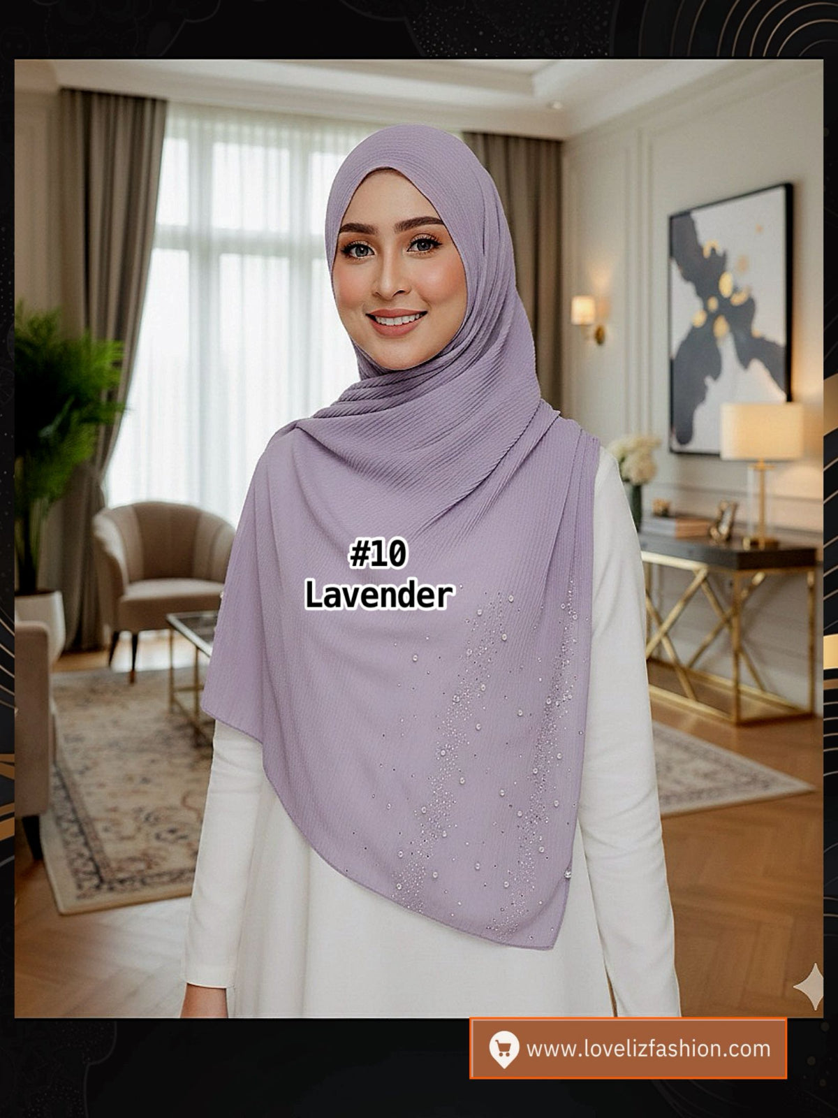 Shawl Chiffon Pleated Crush (SHL_0326/044)