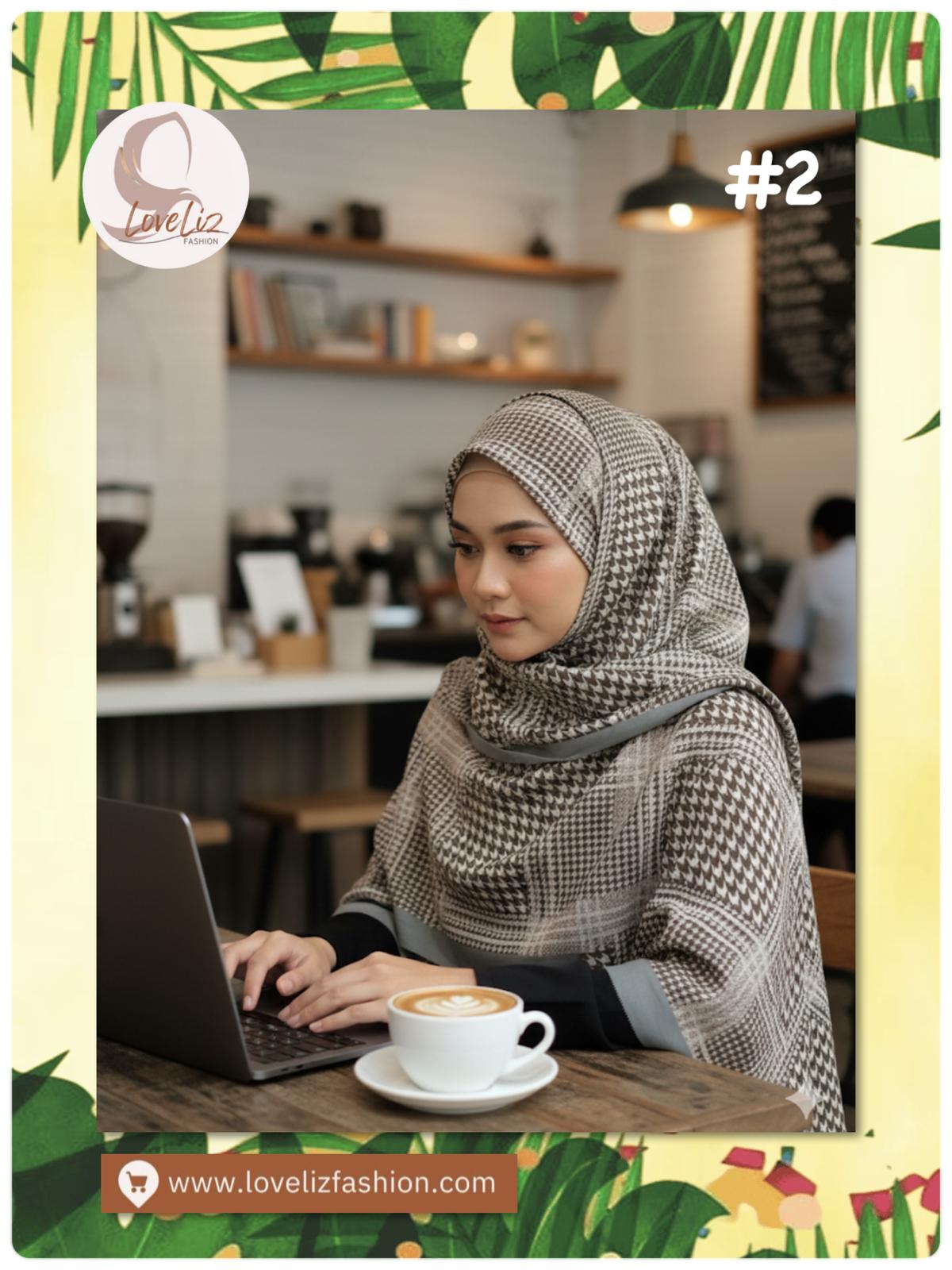 Shawl Premium Chiffon Korean Babyseam (SHWL-1063) (#MM)