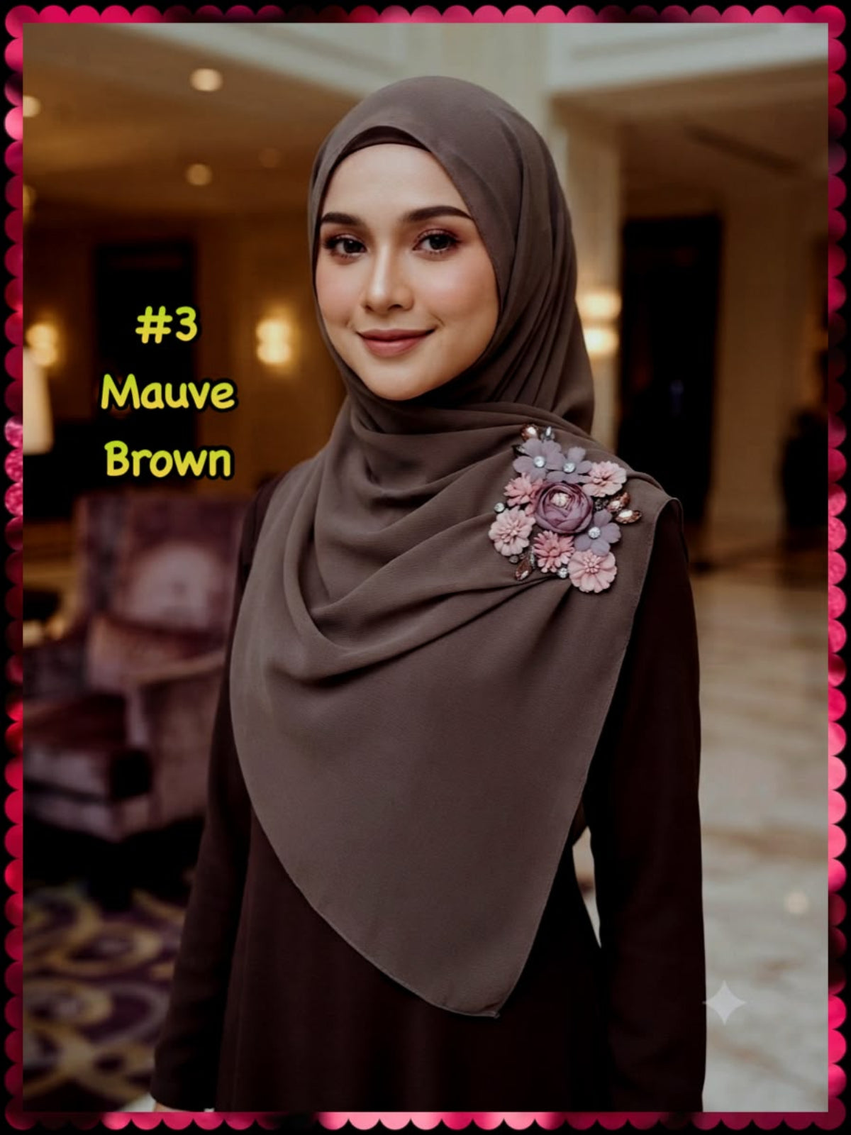 Luxury Beaded Rhinestones Heavy Chiffon Shawl (SHL_0726/032)