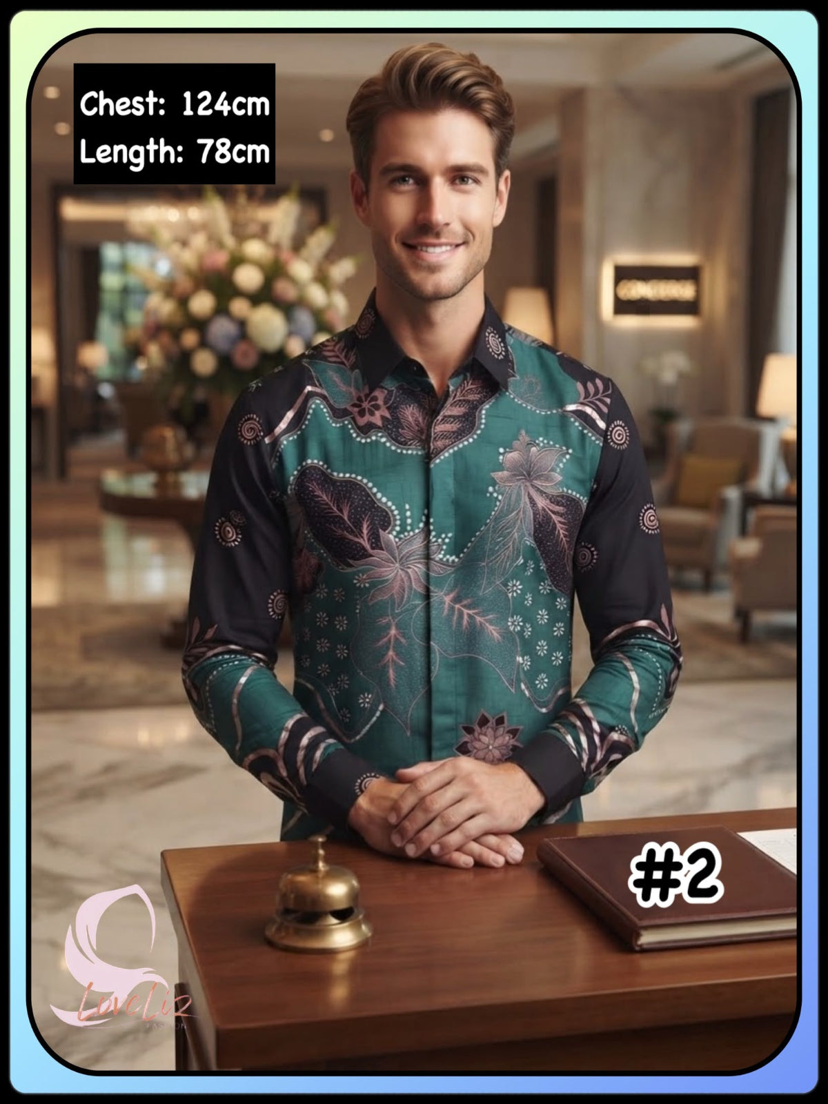 Batik Long Sleeves Shirts - (BTLS_1026/005) (#ANI)