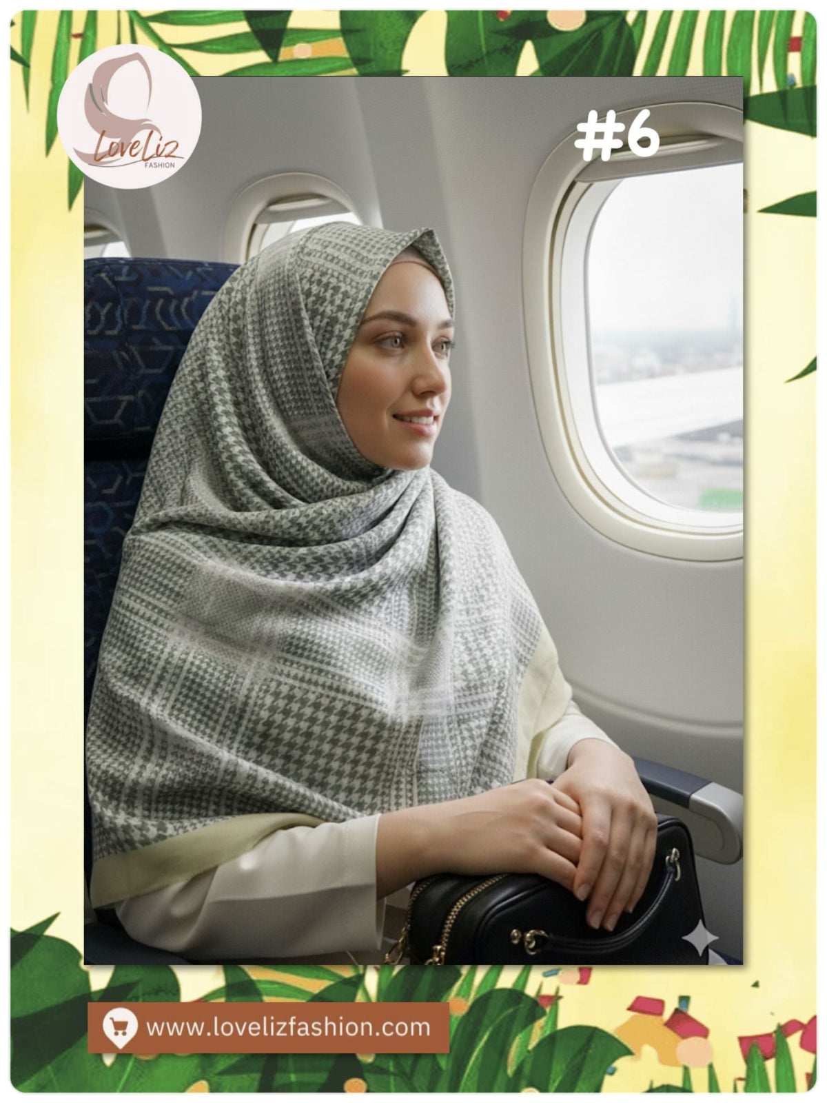 Shawl Premium Chiffon Korean Babyseam (SHWL-1063) (#MM)