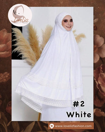 Double Lace Telekung (TLKG- 1004) (#ZC)
