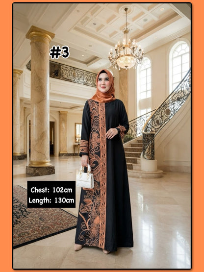 Long Dress Lowo Hitam (LODR_1026/013) (#NAYLOWO)