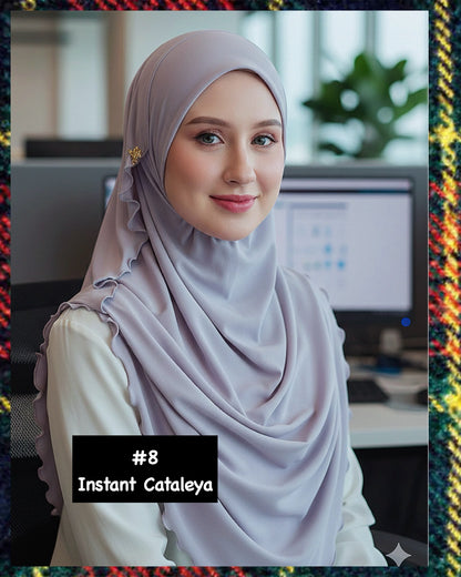 Assorted Instant Hijabs (INST/CSL_1026/003 (M)) (🔥3 pcs for $10/-🔥)