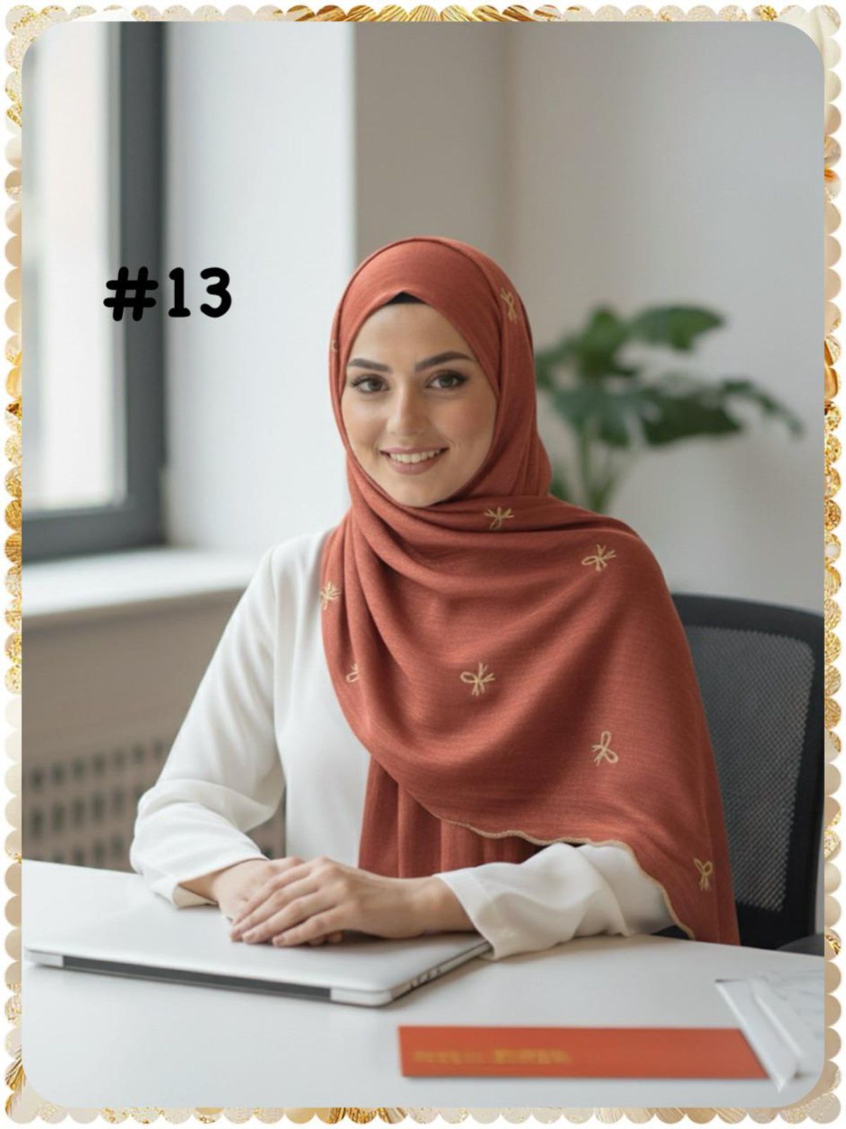 Exclusive Shawl Shimmering Ribbon🎀 (SHWL- 1067) (#ZSKN7)