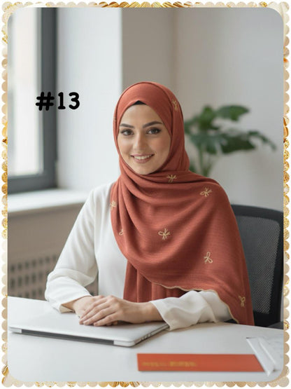 Exclusive Shawl Shimmering Ribbon🎀 (SHWL- 1067) (#ZSKN7)