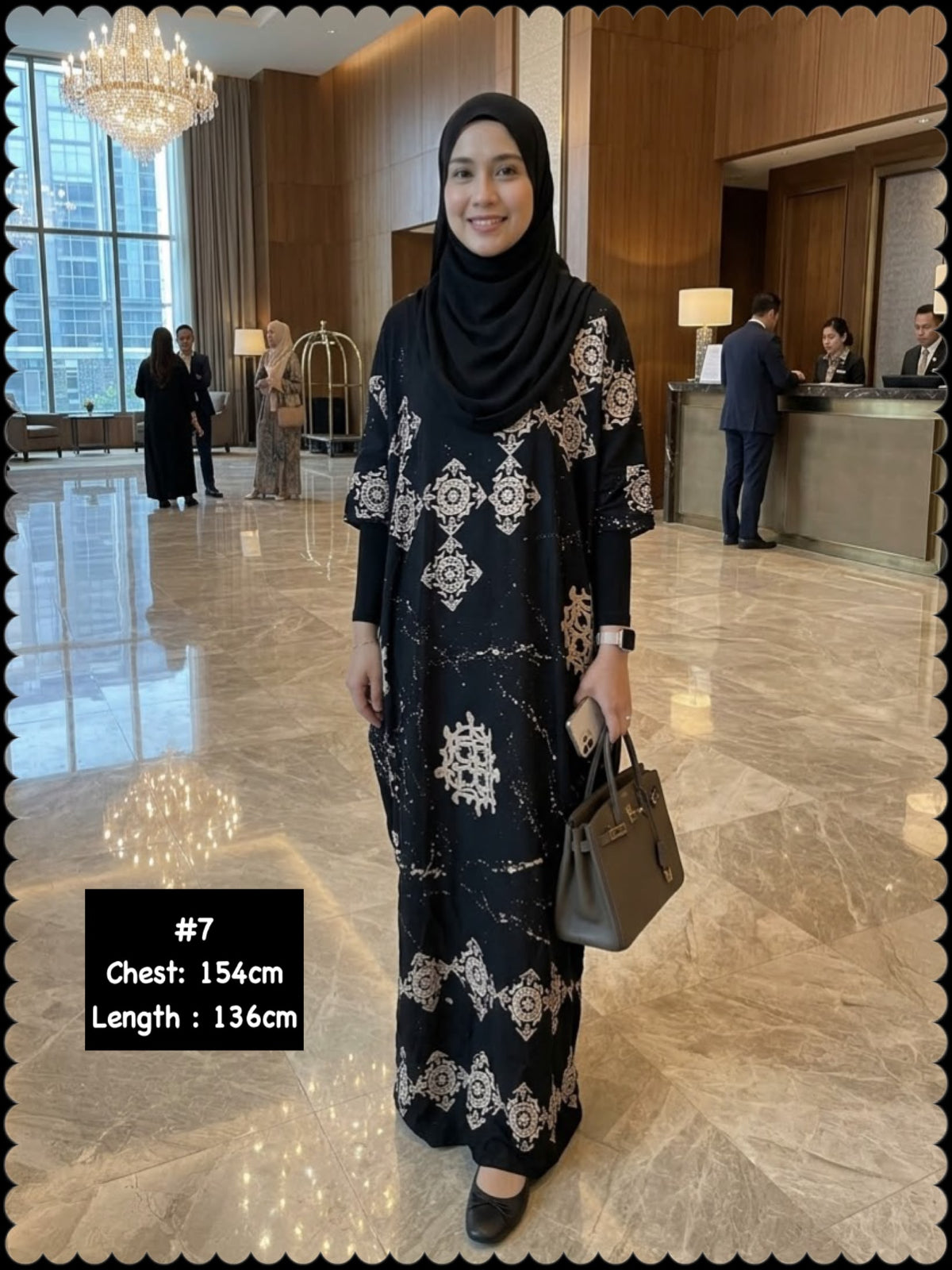 Kaftan Batik Dress (KFN_1026/001) (🔥 2 sets for $26/-)